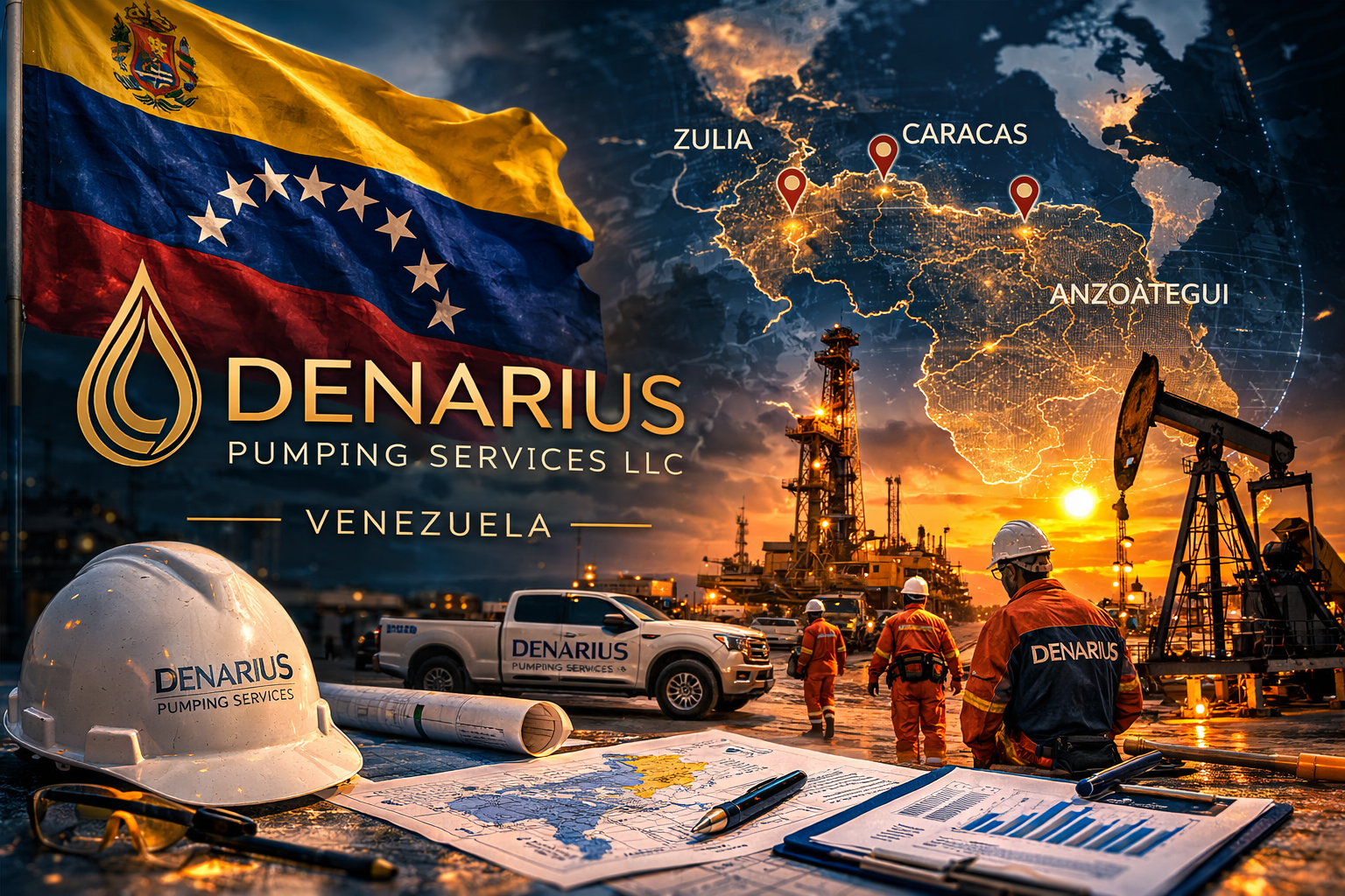 Denarius Pumping Services Venezuela petrol sahaları PDVSA kuyu servis operasyonları CANTE iştiraki