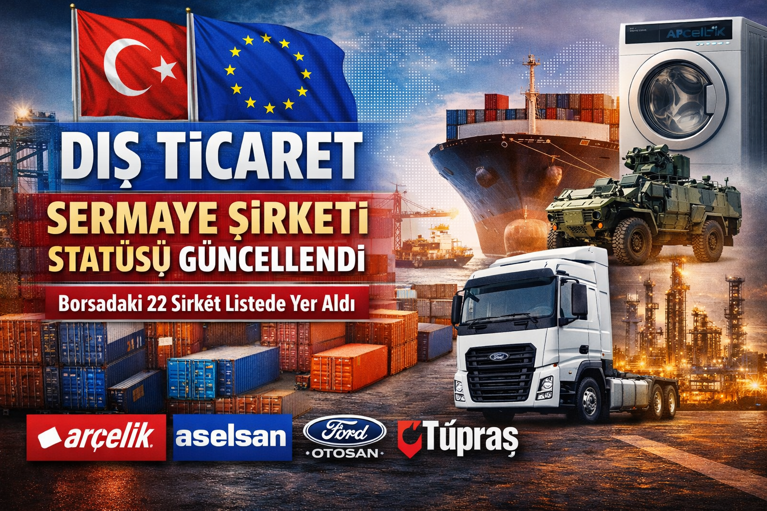 Dış Ticaret Sermaye Şirketi statüsü verilen şirketler ve ihracat düzenlemesi
