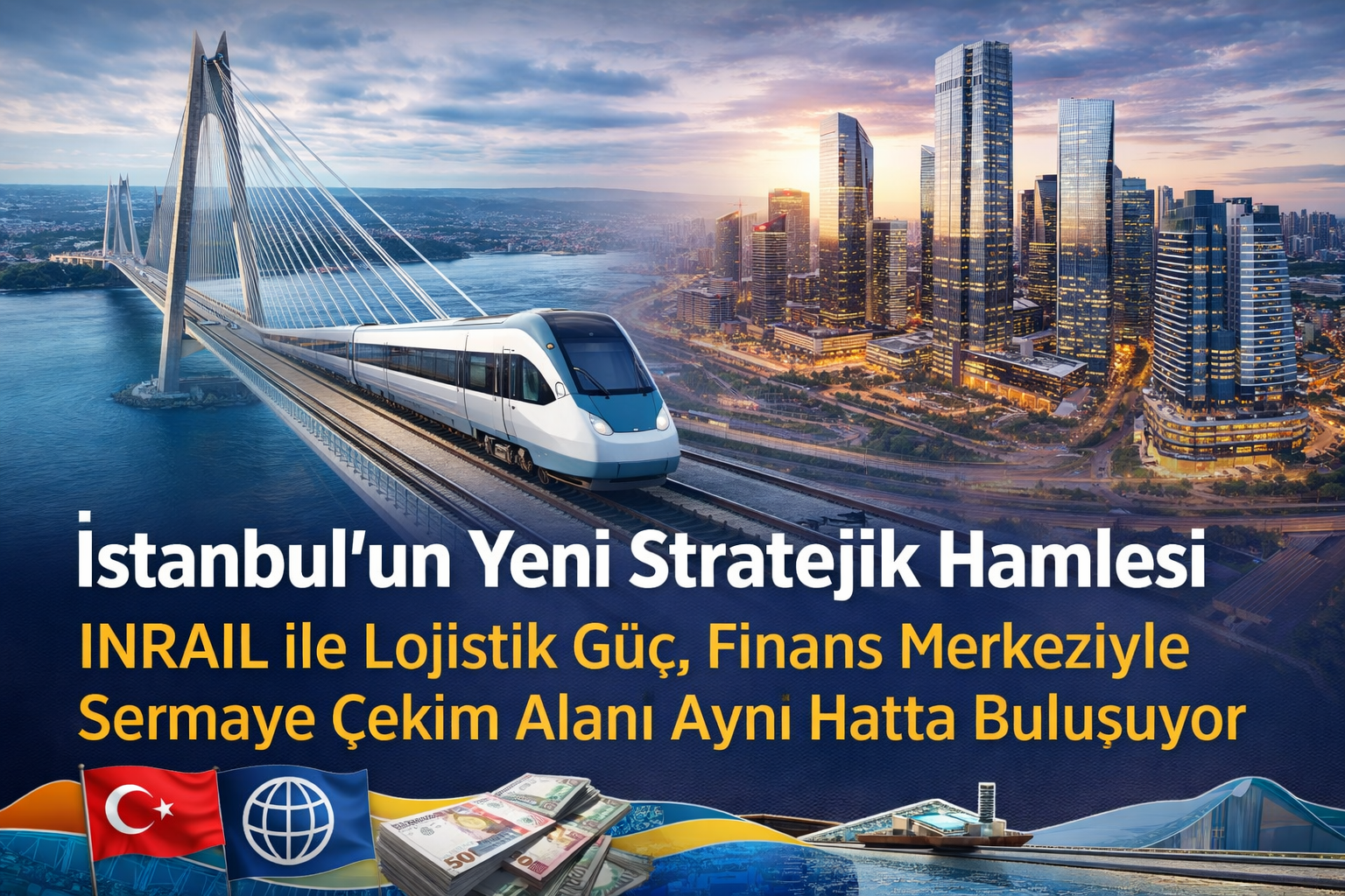 İstanbul Kuzey Demir Yolu Geçişi Projesi INRAIL, lojistik koridor, İstanbul Finans Merkezi ve Borsa İstanbul stratejisi