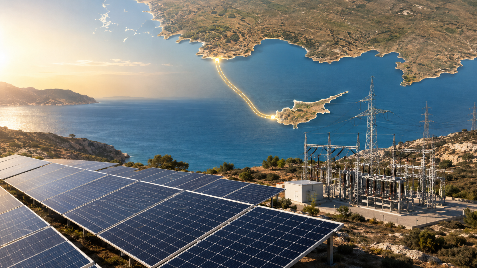 KKTC elektrik fiyatları GES yatırımları Türkiye KKTC deniz altı elektrik kablosu depolamalı güneş enerjisi