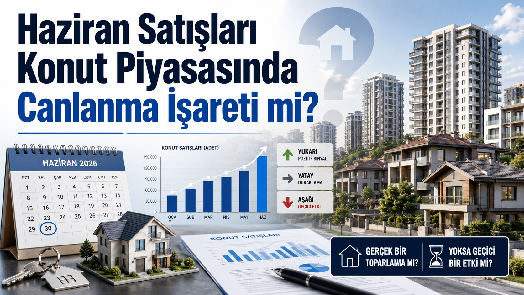 Haziran 2026 konut satışları, Kurban Bayramı takvim etkisi, ipotekli satışlar, yabancı talebi ve konut piyasası