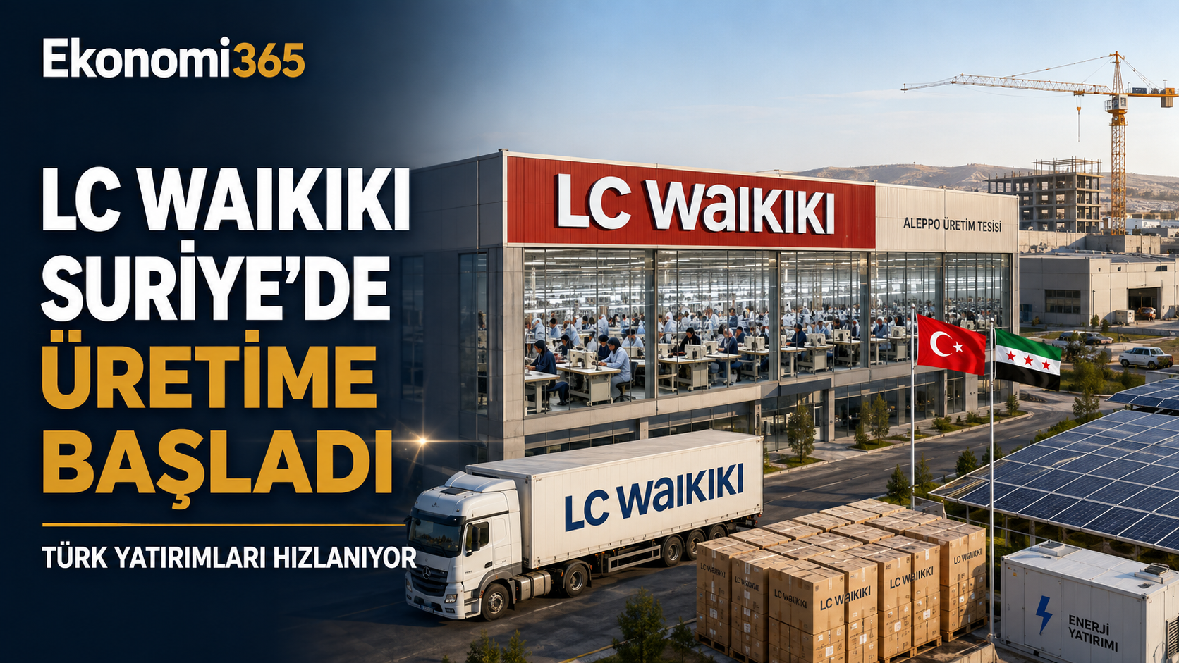 LC Waikiki Suriye fabrikası, tekstil üretimi ve Türk şirketlerinin Suriye yatırımları