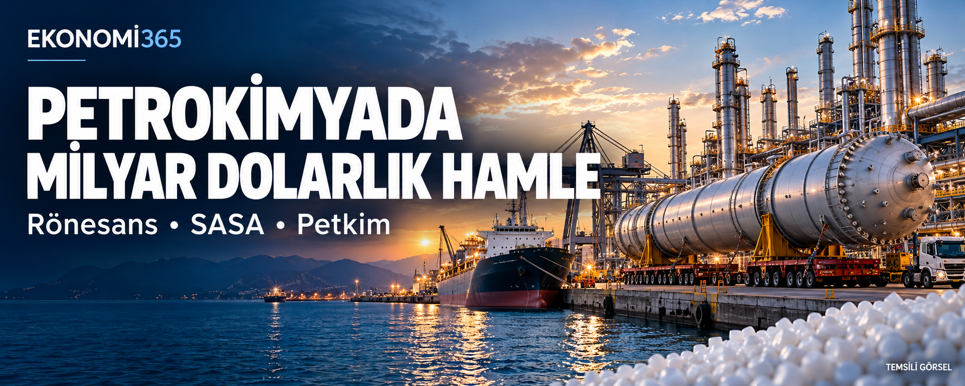 Ceyhan ve Yumurtalık petrokimya yatırımları, Rönesans, SASA ve Petkim’in üretim ve ithal ikamesi hedefleri