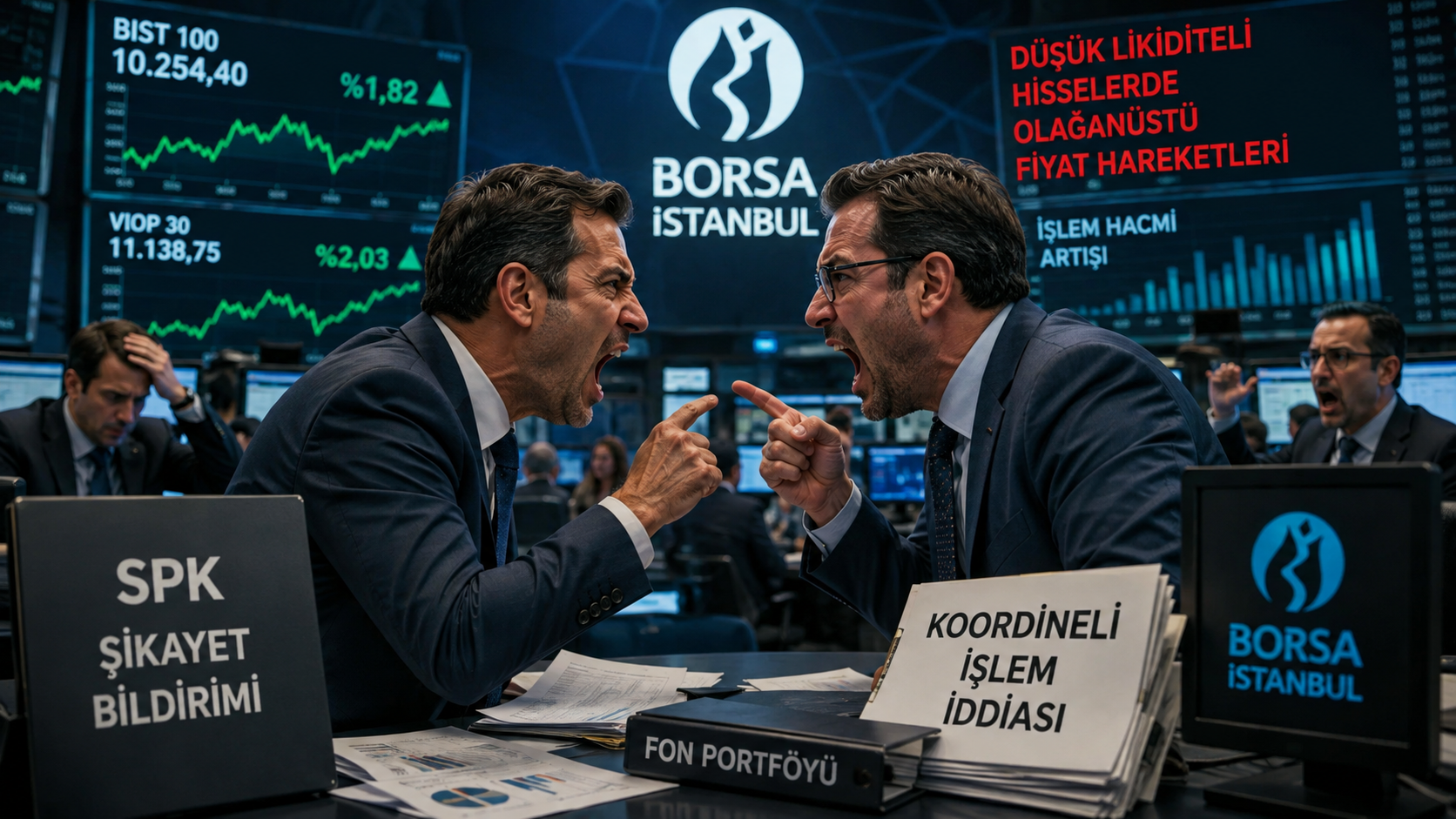 Borsa İstanbul yatırım fonları SPK şikâyet bildirimleri düşük likiditeli hisselerde koordineli işlem iddiaları ve fon yöneticileri arasındaki tartışma