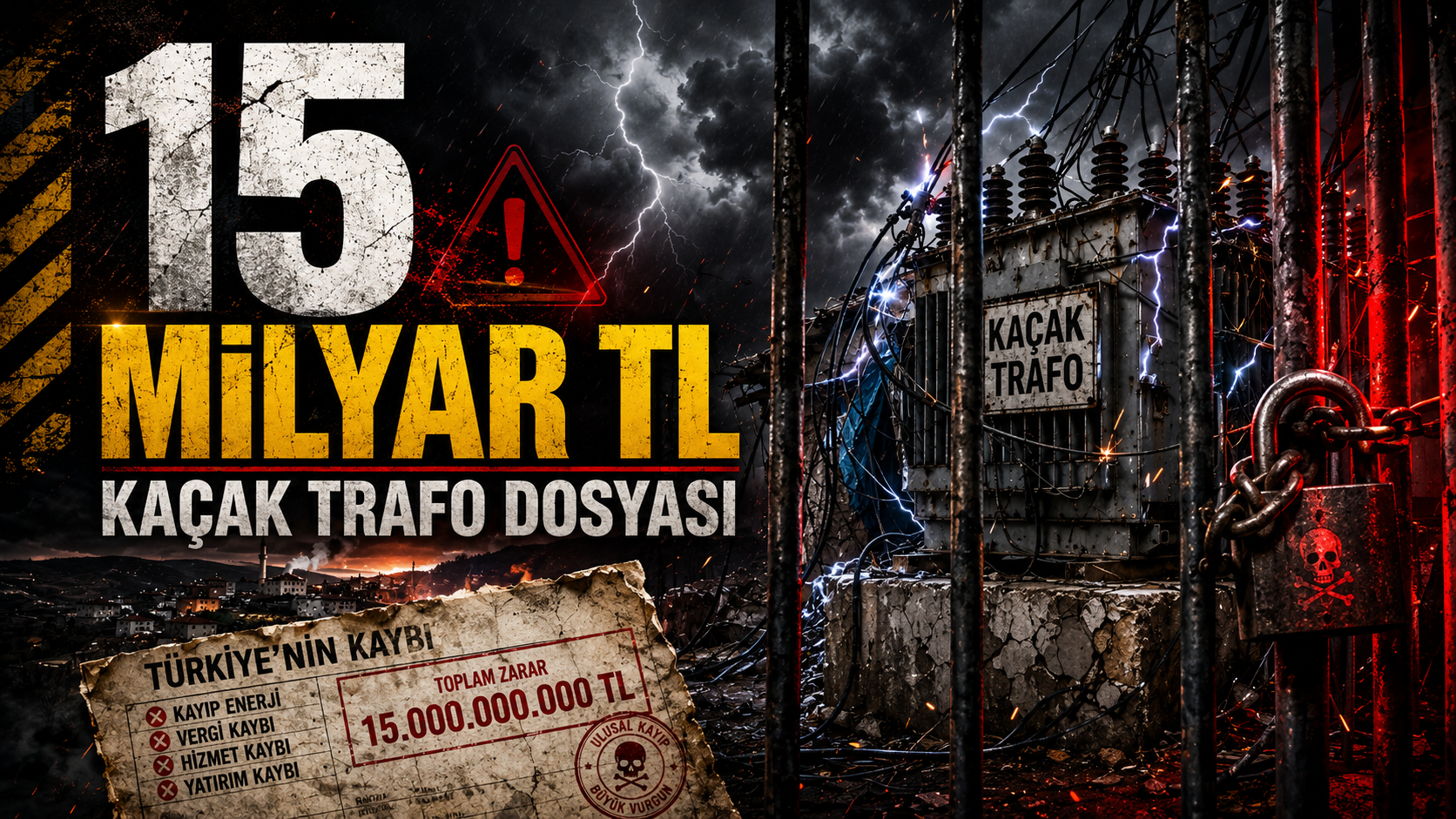 Güneydoğu kaçak trafo dosyası 15 milyar TL kayıp kaçak elektrik cezası ve enerji ekonomisine maliyet