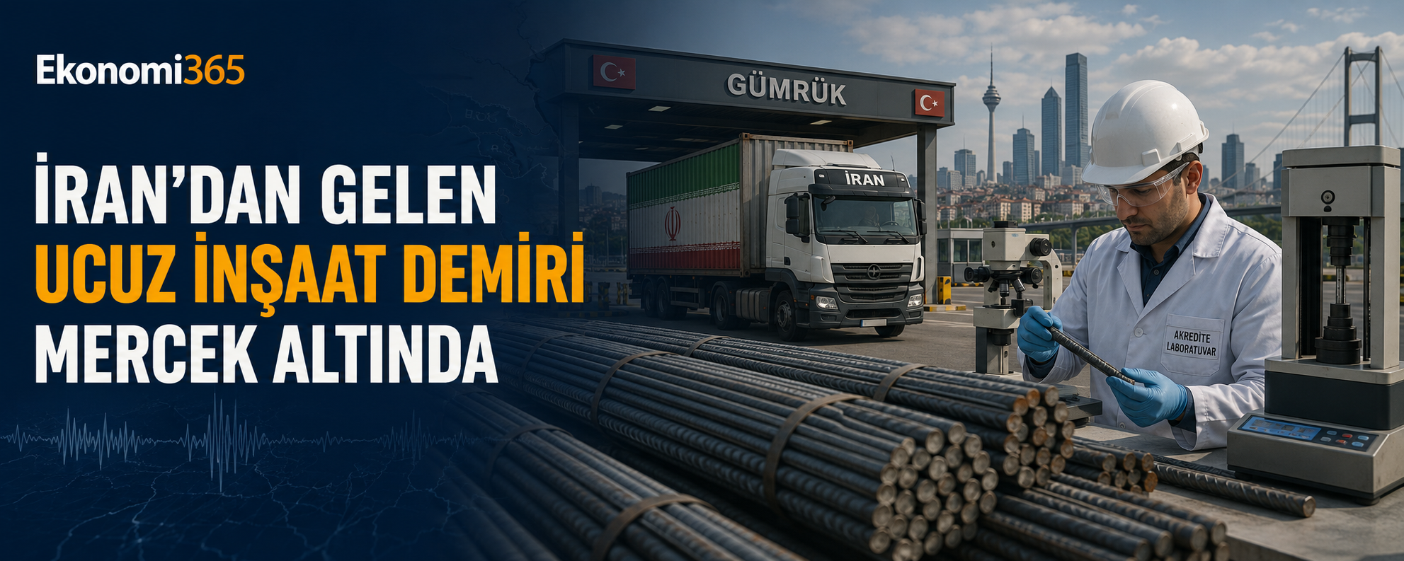 İran’dan ithal edilen ucuz nervürlü inşaat demirinin gümrük kıymeti, kalite denetimi ve deprem güvenliği incelemesi