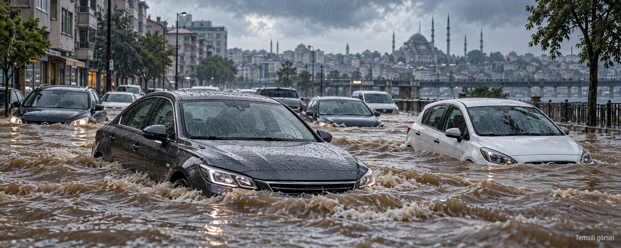 İstanbul’da sel ve su baskınında zarar gören araçlar, kasko teminatı ve kamu kurumlarının tazminat sorumluluğu