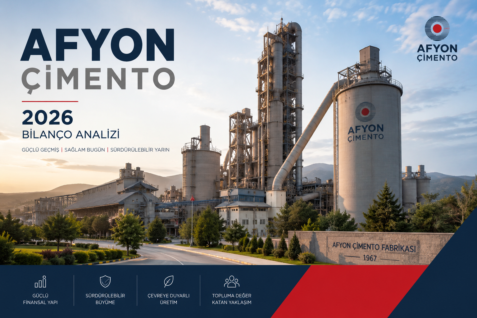 Afyon Çimento AFYON 2026 ilk yarı bilanço analizi hasılat brüt kar esas faaliyet karı net zarar TMS 29 parasal pozisyon kaybı vergi gideri nakit akışı stoklar finansal borçlar ve temettü