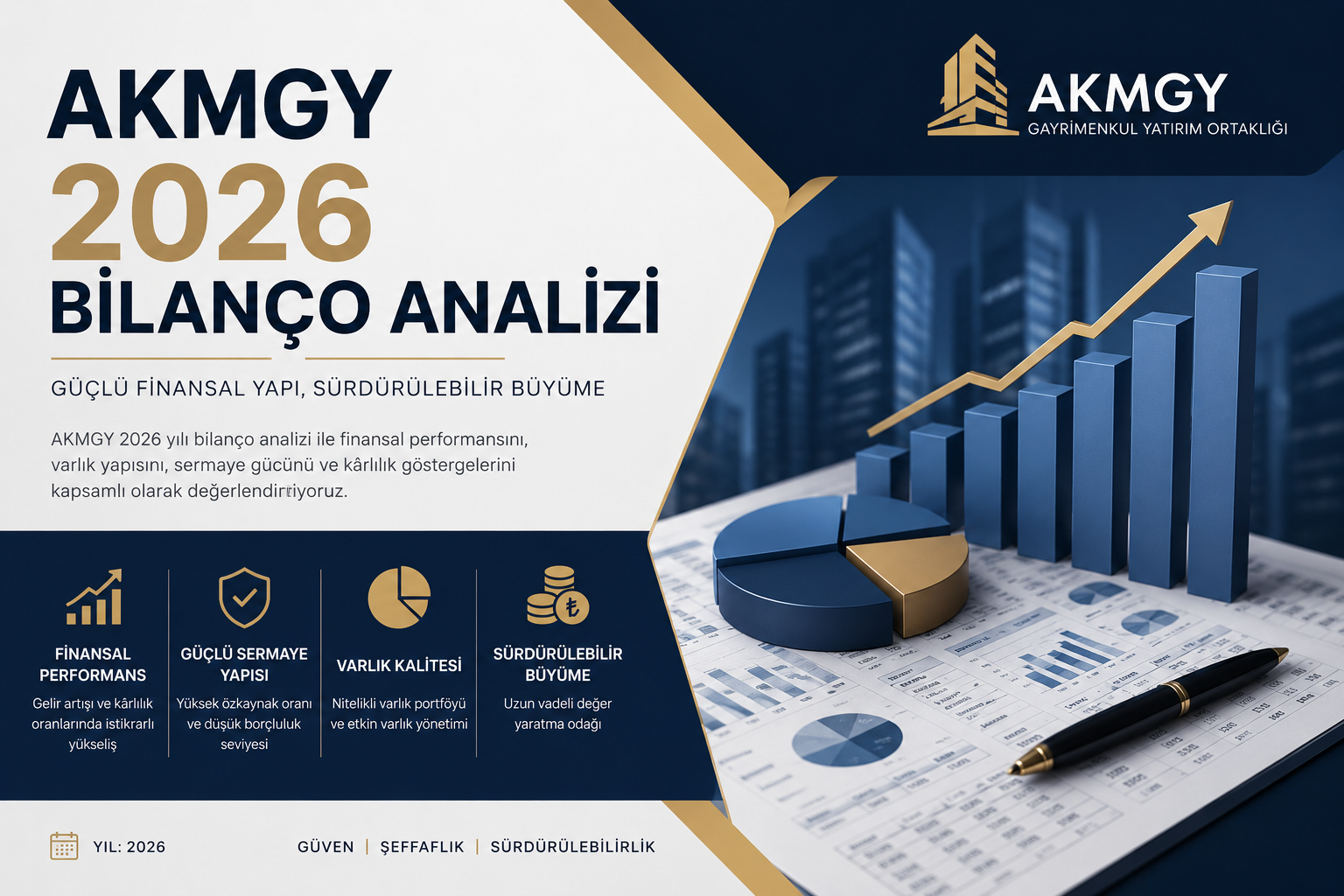 Akmerkez GYO AKMGY 2026 ilk yarı bilanço analizi ikinci çeyrek net kar hasılat kira gelirleri işletme nakit akışı finansal borç temettü ve SWOT analizi