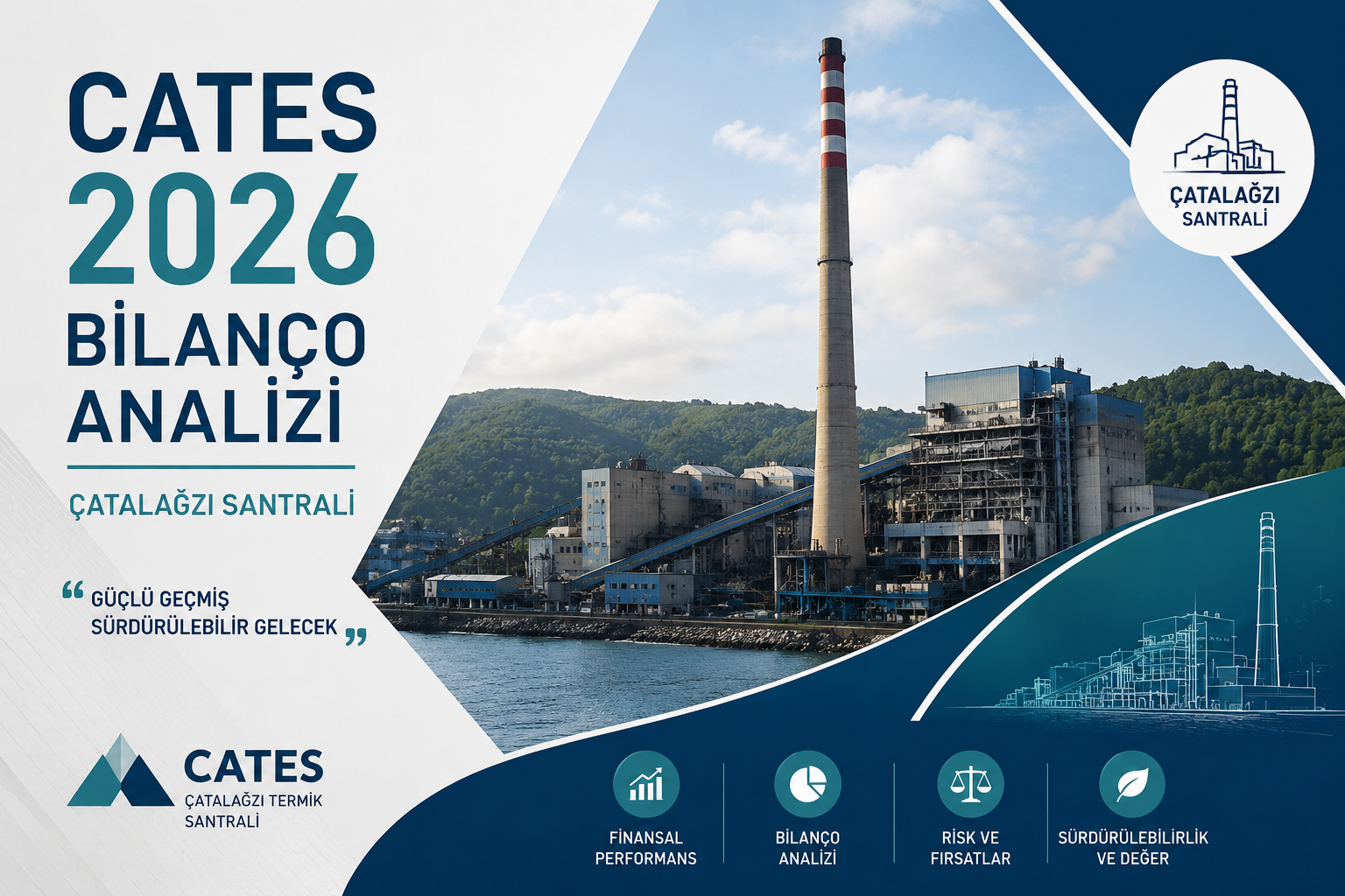 Çates Elektrik CATES 2026 altı aylık bilanço analizi hasılat brüt zarar net zarar elektrik üretimi emre amadelik oranı net nakit özkaynaklar ve kömür yatırımları