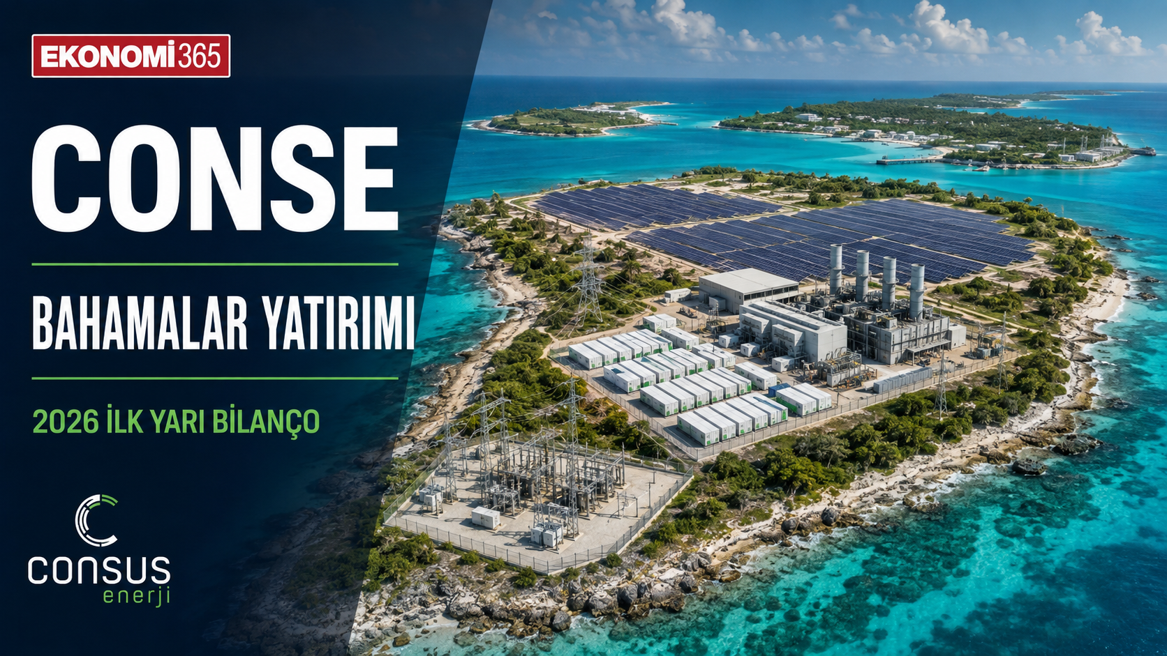 Consus Enerji CONSE 2026 ilk yarı bilanço analizi hasılat FAVÖK net kâr esas faaliyet zararı nakit net borç Bahamalar yatırımı ve 2025 12 bilanço karşılaştırması