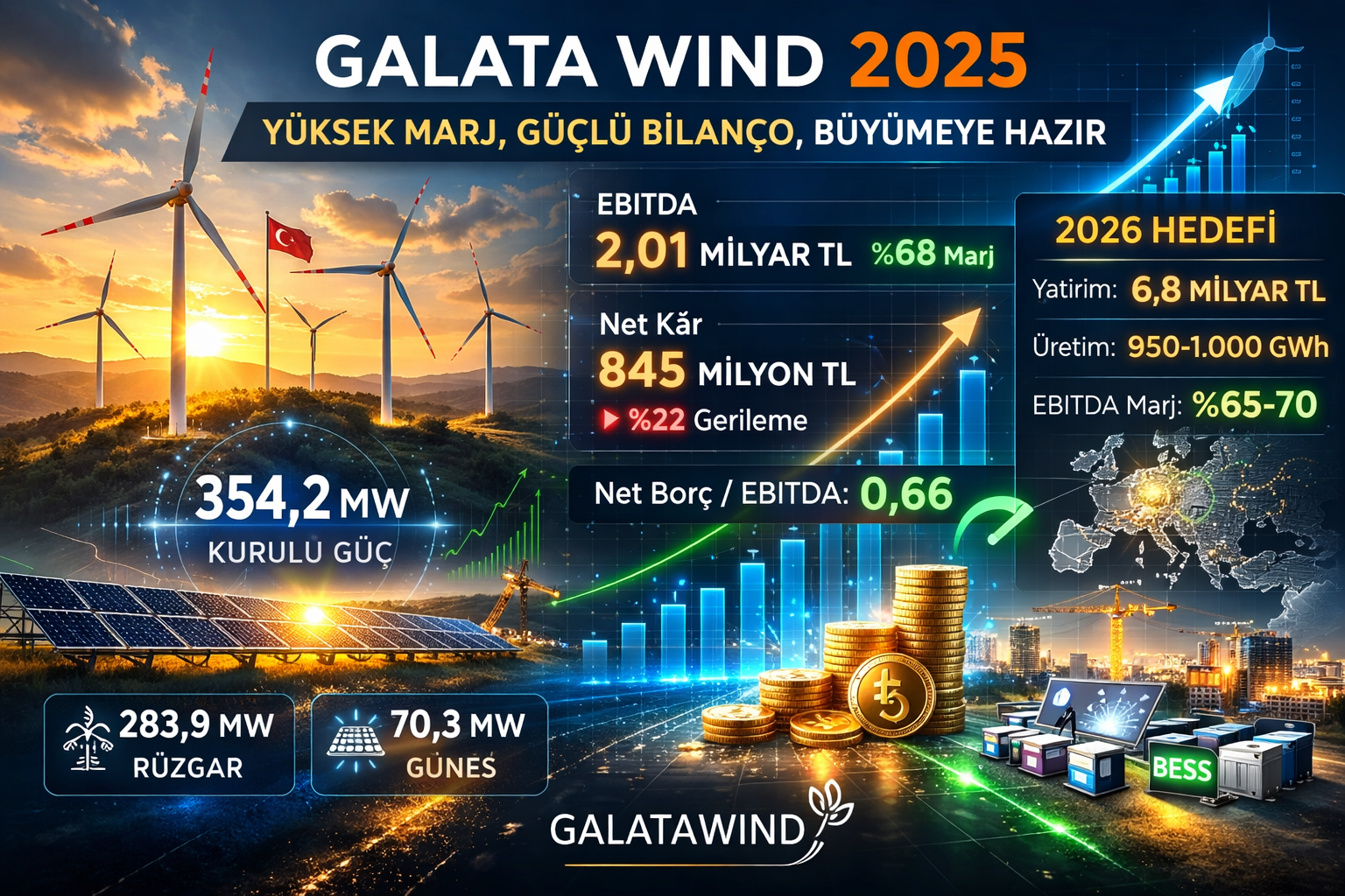 Galata Wind 2025 bilanço sonuçları ve 2026 yatırım hedefleri