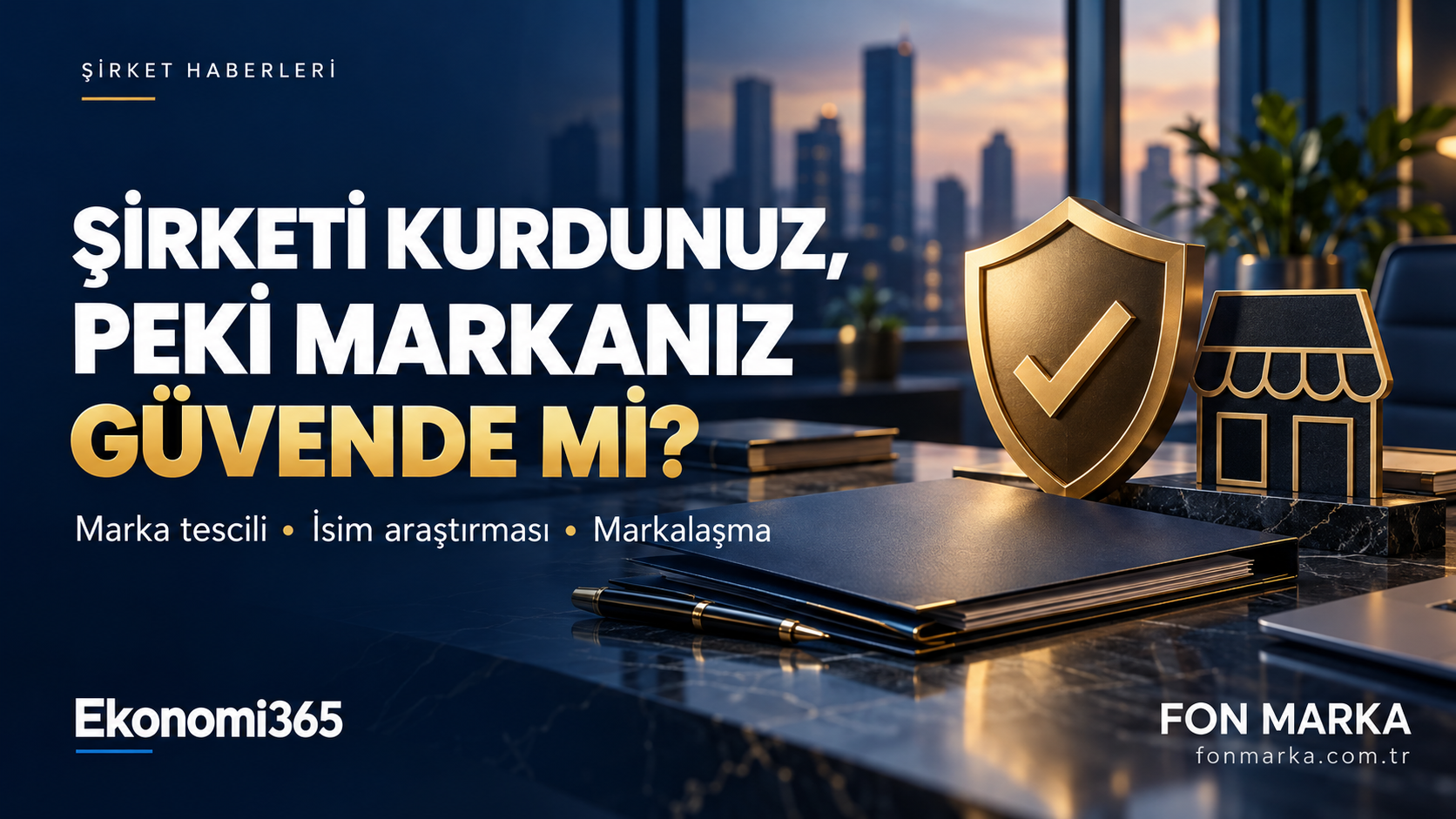 Şirketi kurdunuz, peki markanız güvende mi? FON MARKA ile marka tescili, isim araştırması ve markalaşma